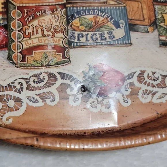Vintage Giftco Inc Tin Tray - Picture 3 of 6